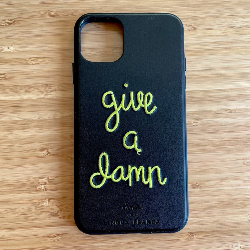 Sonix x Lingua Franca ‘give a damn’ phone case
